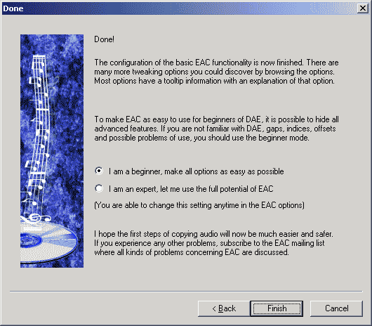 EAC Welcome Wizard 9
