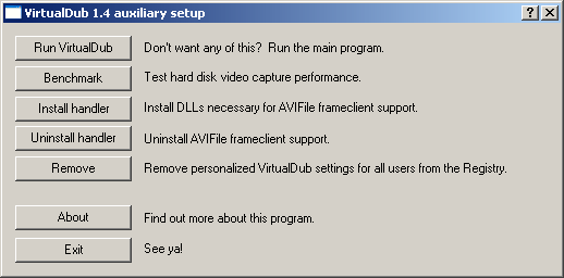 VirtualDub Frame Server Installation