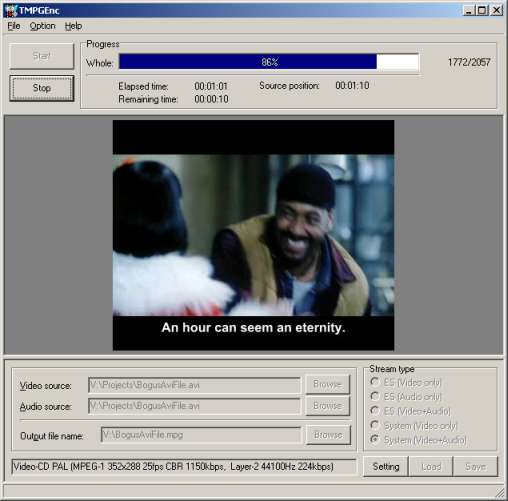 Tsunami MPEG Encoder - Wizard 5
